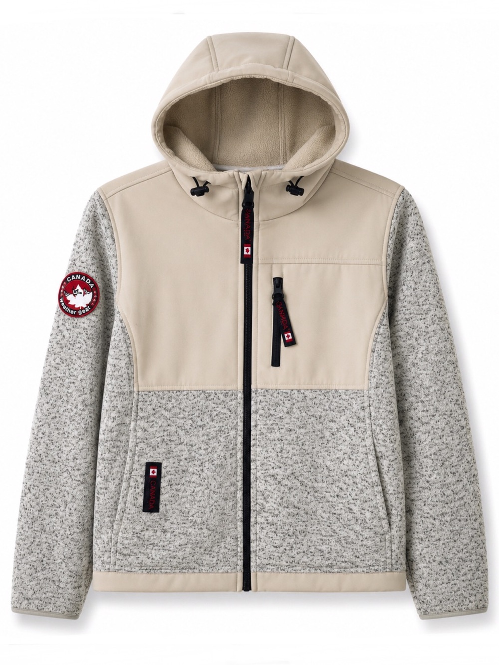 Canada Weather Gear Sweater Fleece Lightweight Jacket